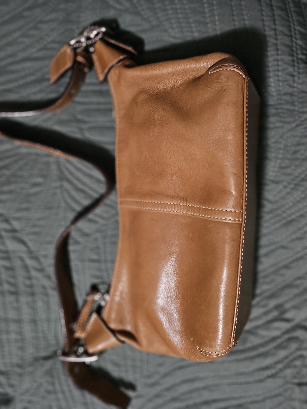 Coach Cognac Leather Hobo Bag